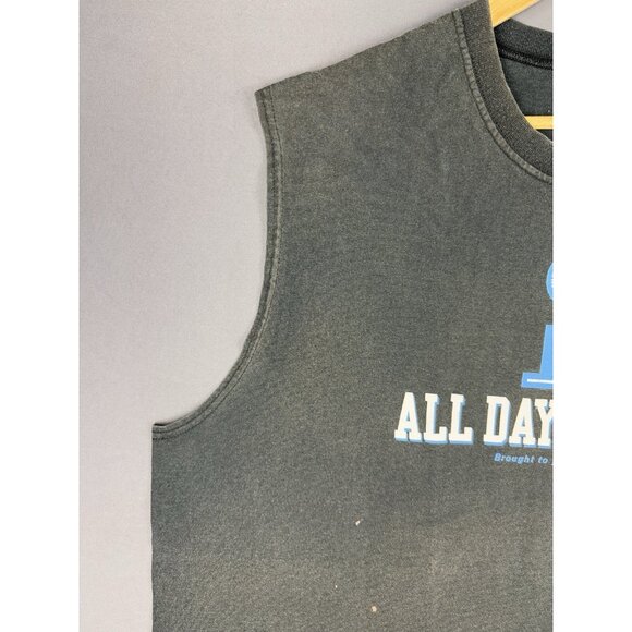 Vintage Y2K Nike Basketball All Day Award Trashtalk Court Embarass Faded Black - Picture 5 of 12